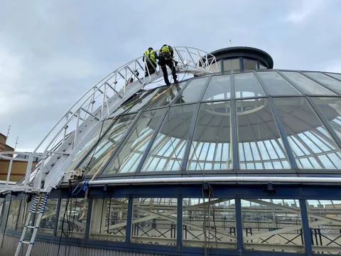 Atrium glazing repair