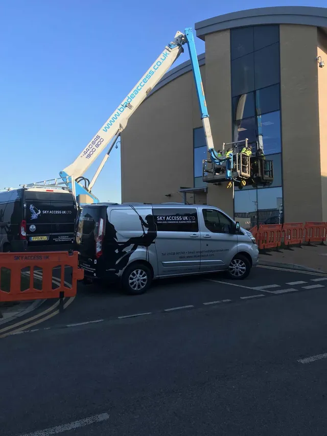 Replacing glass curtain wall