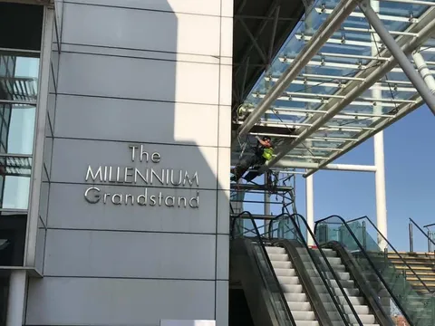 Glass canopy repair