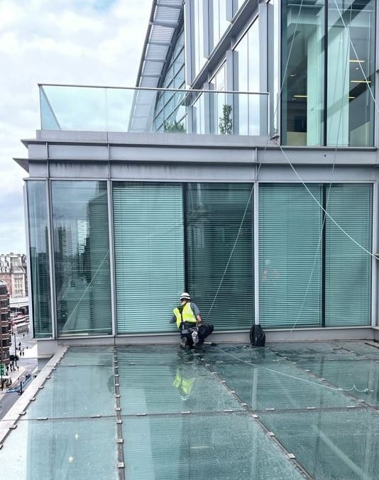 Repairing a leak in glazing