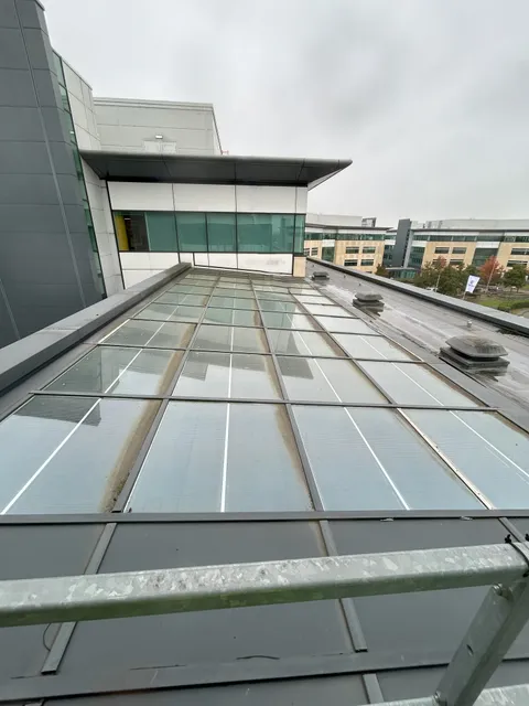 Leaking atrium roof