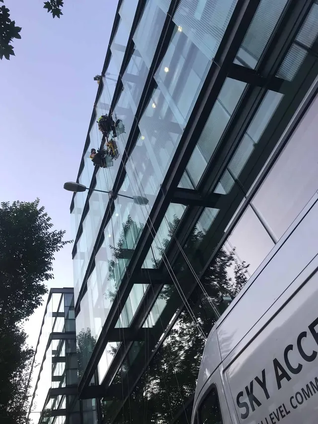 High-level glass replacement