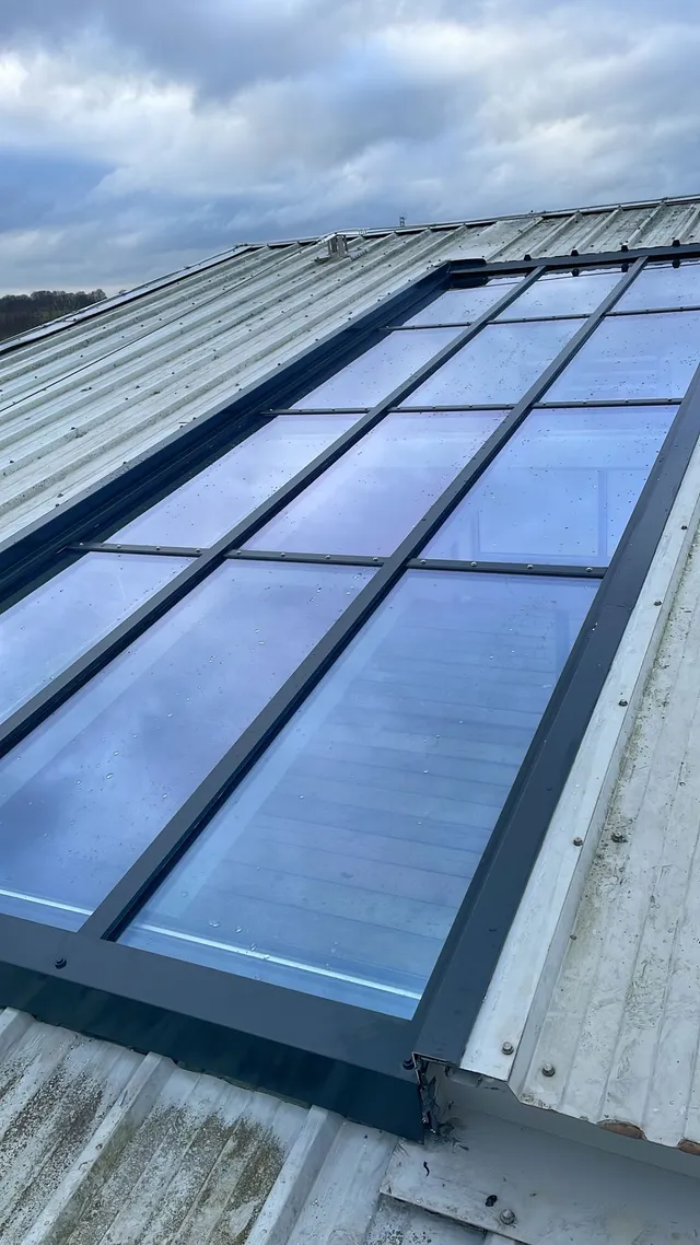 A brand new refurbished rooflight
