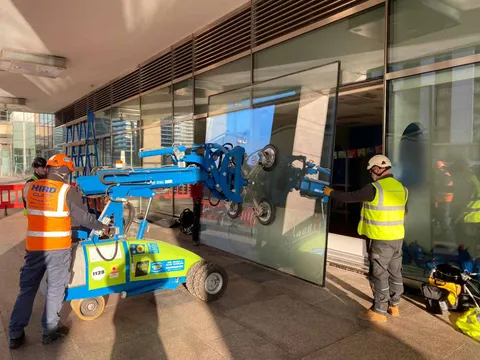 Replacing heavy glass