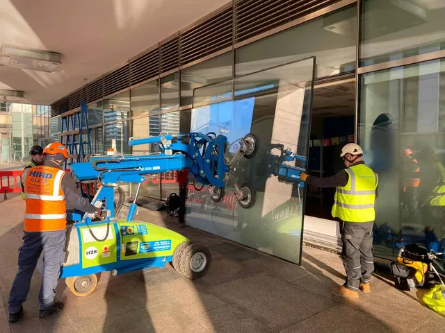 Replacing heavy glass